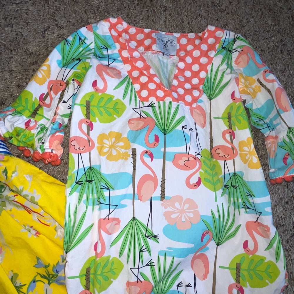 12 month toddler girls spring/summer dress bundle     |  3 pieces total - Picture 3 of 16